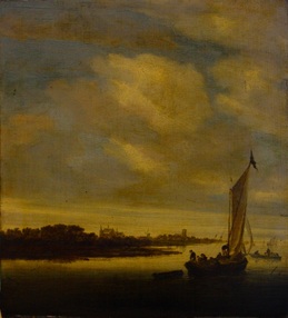 Foto Salomon van Ruysdael before restoration